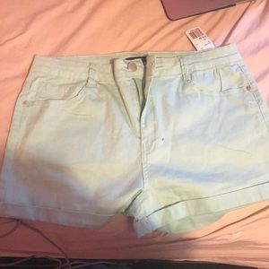 Turquoise shorts NEW WITH TAGS